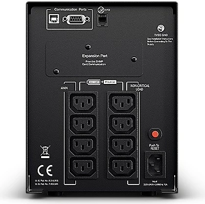 Kasë CyberPower PR1500ELCD, 1500 VA, 1350 W, e zezë