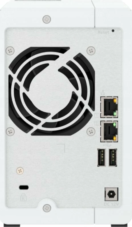 Server fajllash NAS Qnap TS-216G 2-bay 4GB DDR4 2.5GbE pa disqe, bardhë/gri