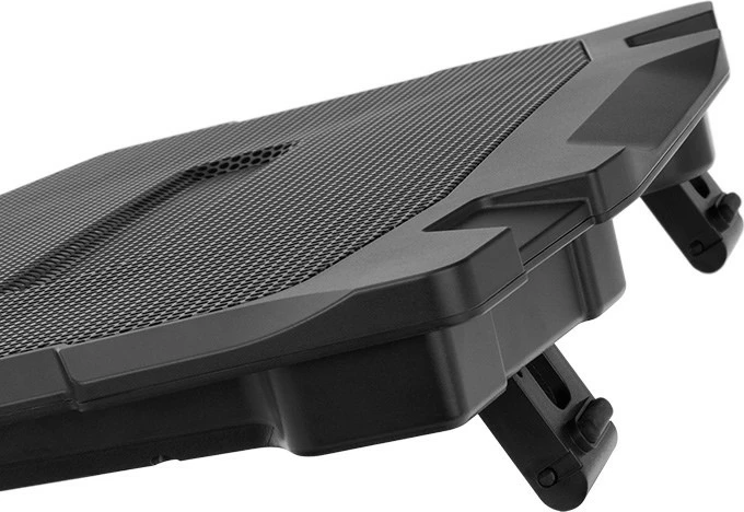 Mbajtëse ftohëse për laptop Thermaltake Massive 12Max, 5 ventilatorë, 17 inç, e zezë