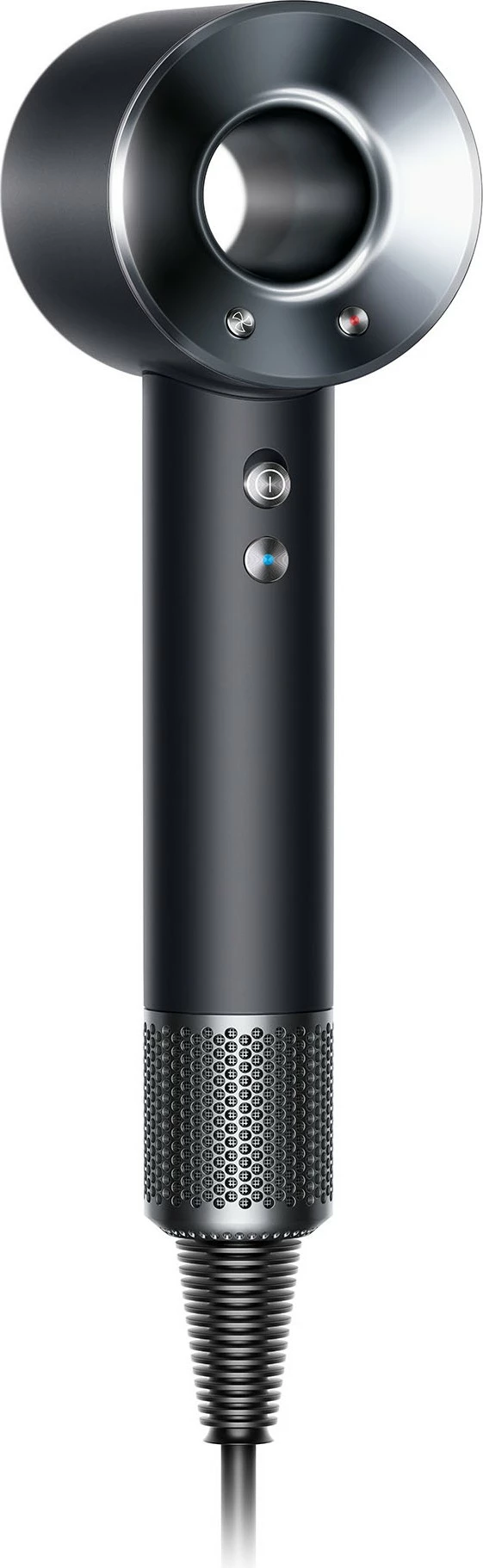 Tharëse flokësh Dyson Supersonic, 1600W, 4 nivele nxehtësie, 3 shpejtësi, koncentrator & difuzer, e zezë/nickel