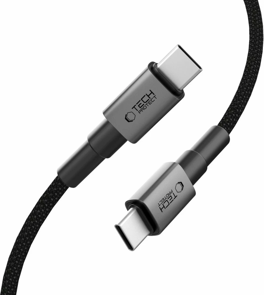 Kabllo USB-C Tech-Protect UltraBoost DNA, 25cm, 60W, Gri