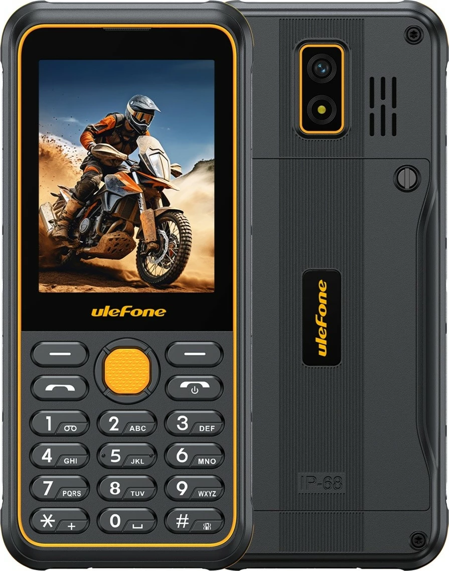 Telefon i thjeshtë Ulefone Armor Mini 4 LTE, 128 MB, 64 MB RAM, Dual SIM, i zi