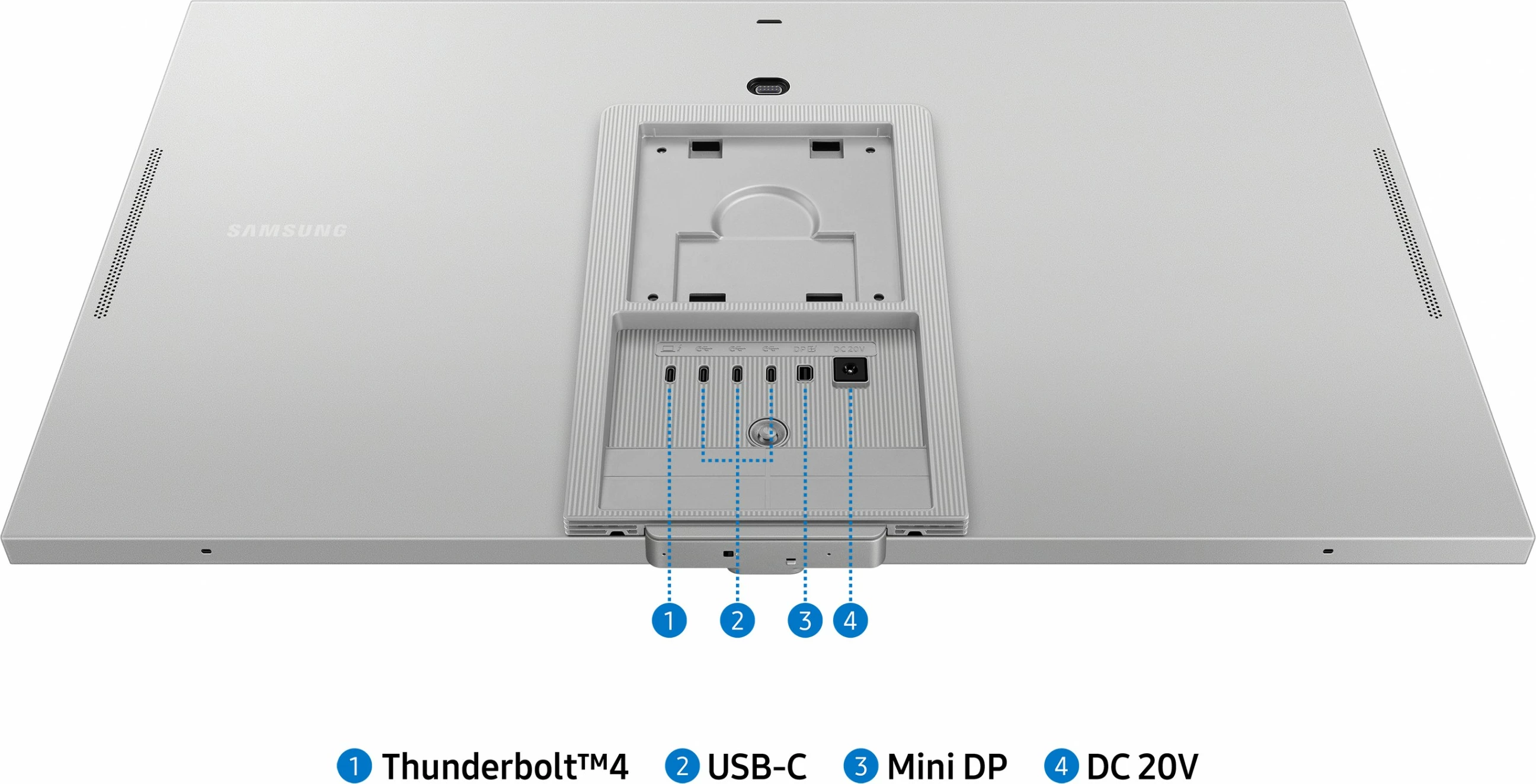 Monitor Samsung S90PC, 27", 5K Ultra HD, LCD, Argjendtë