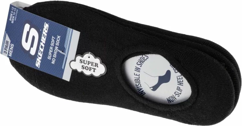 Çorape për meshkuj Skechers, të zeza