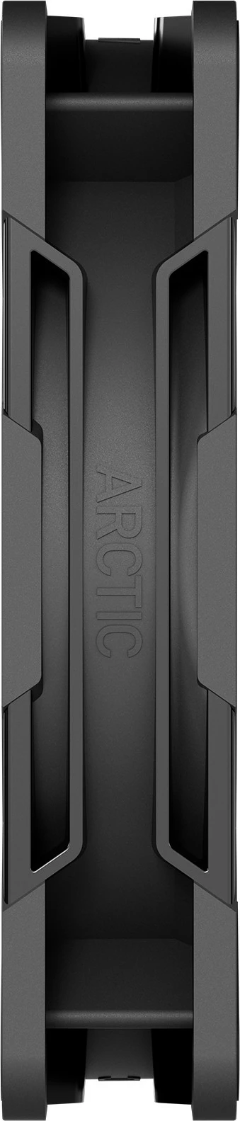 Ventilator kase ARCTIC P12 Pro A-RGB, 120mm, PWM, LED shumëngjyrësh, zi/bardhë