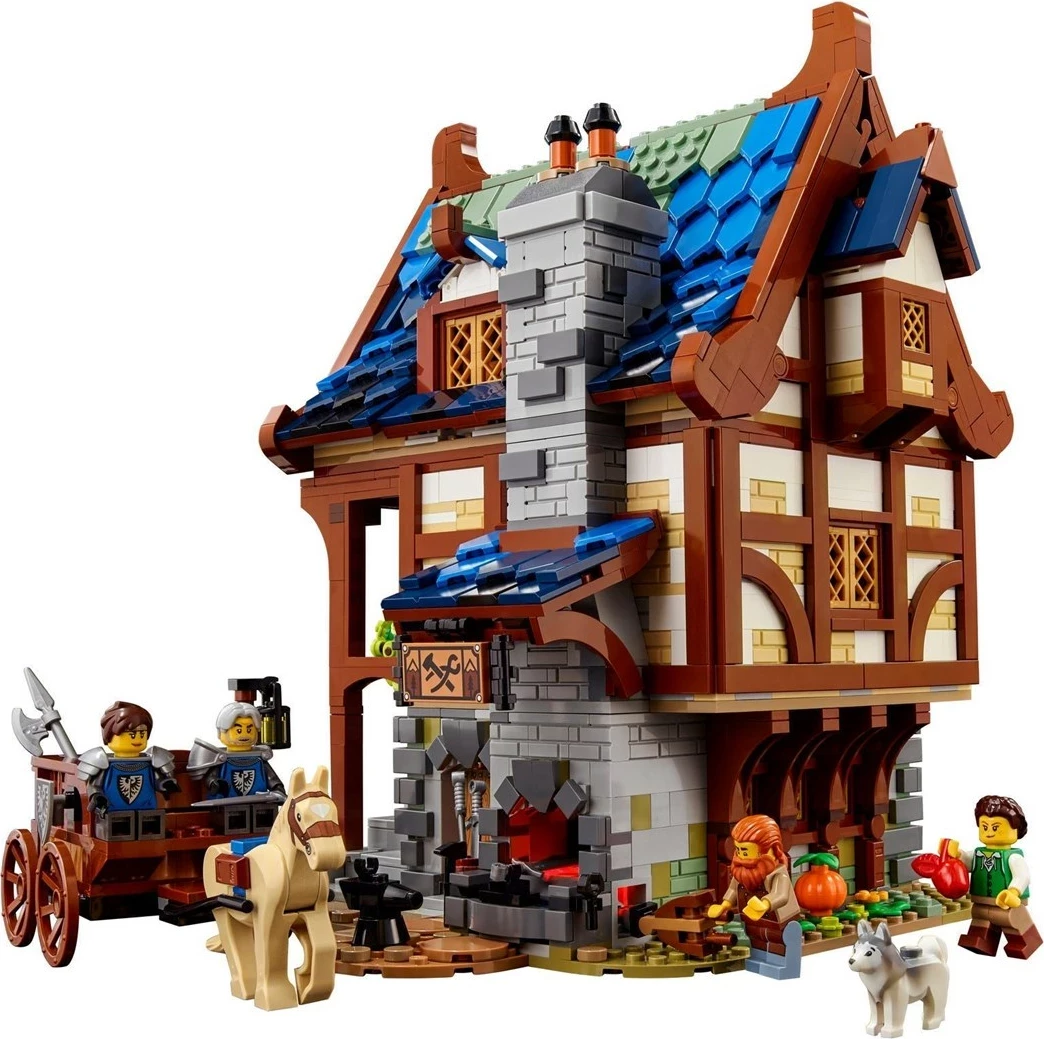Set LEGO IDEAS 21325 Medieval Blacksmith, 4 minifigura