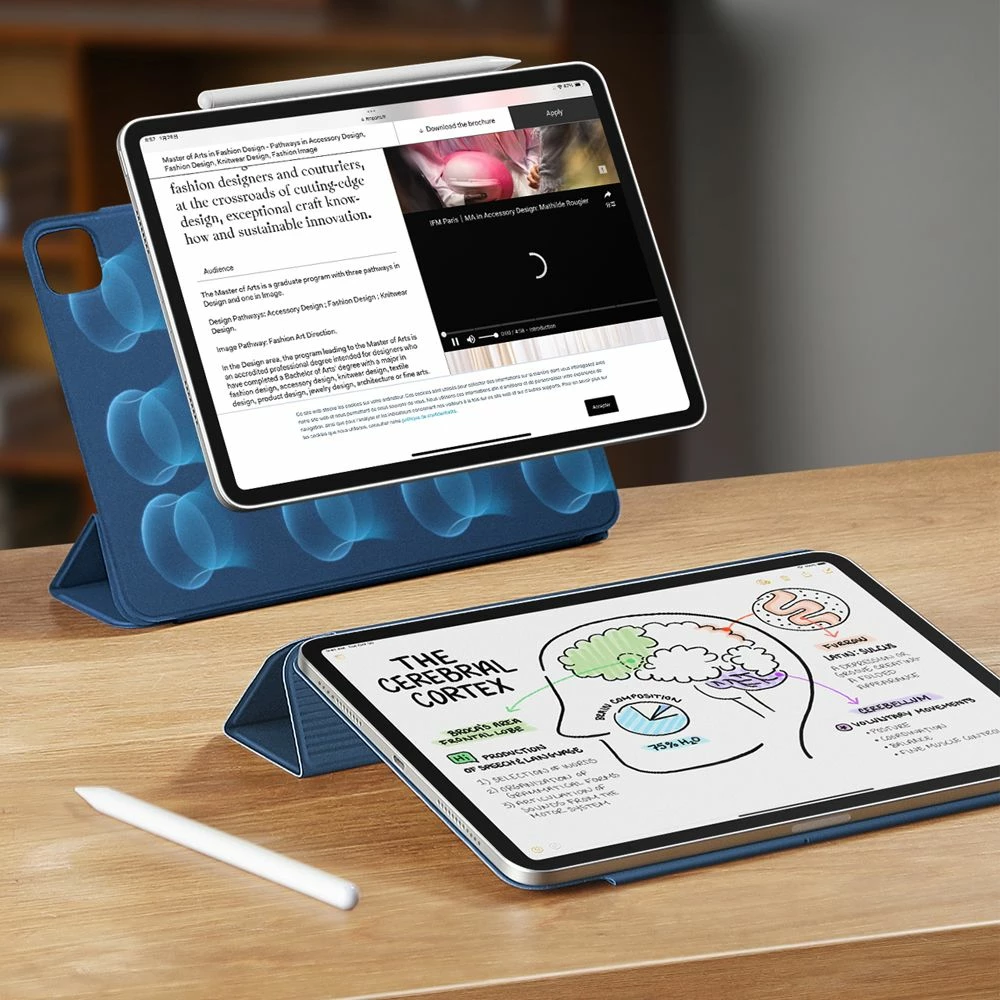 Mbështjellës ESR Rebound Magnetic për iPad Pro 12.9" 2020/2021/2022, iPad Air 13" 2024/2025, Kaltër