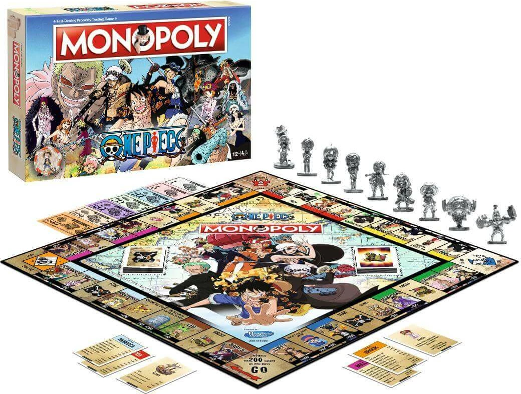 Lojë tavoline Winning Moves Monopoly One Piece, edicioni Dressrosa, në anglisht, 12+