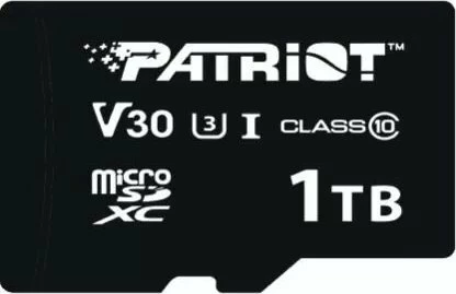 Kartë memorie MicroSDXC Patriot VX 1TB Class 10 UHS-I/U3 V30, e zezë