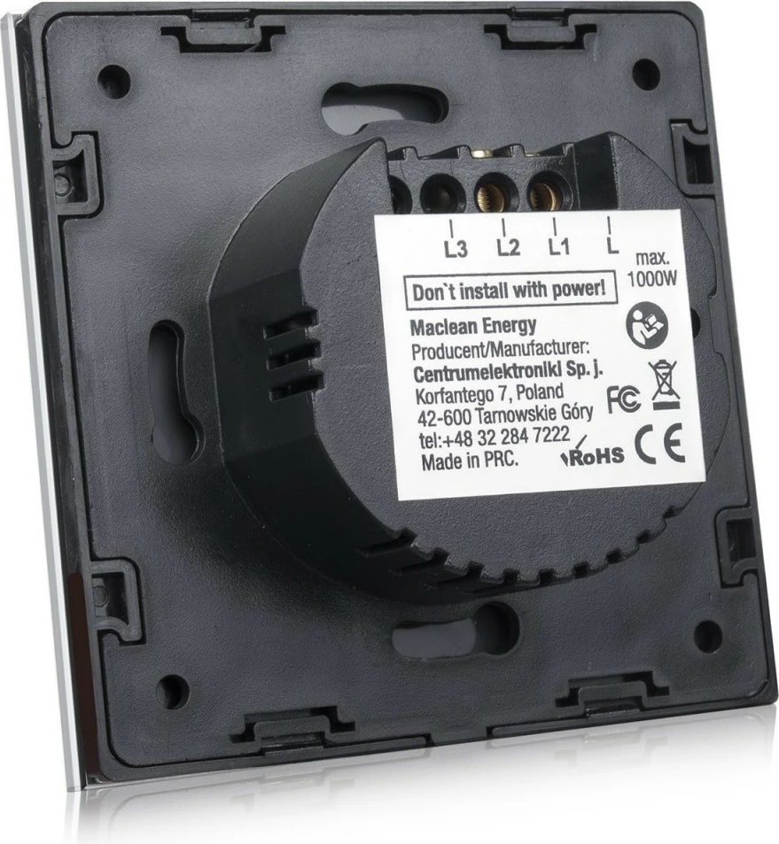 Ndërprerës me prekje Maclean MCE701W, LED, i bardhë