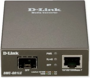 Konvertues media D-Link DMC-G01LC, 1000 Mbit/s, Gigabit Ethernet, Gri