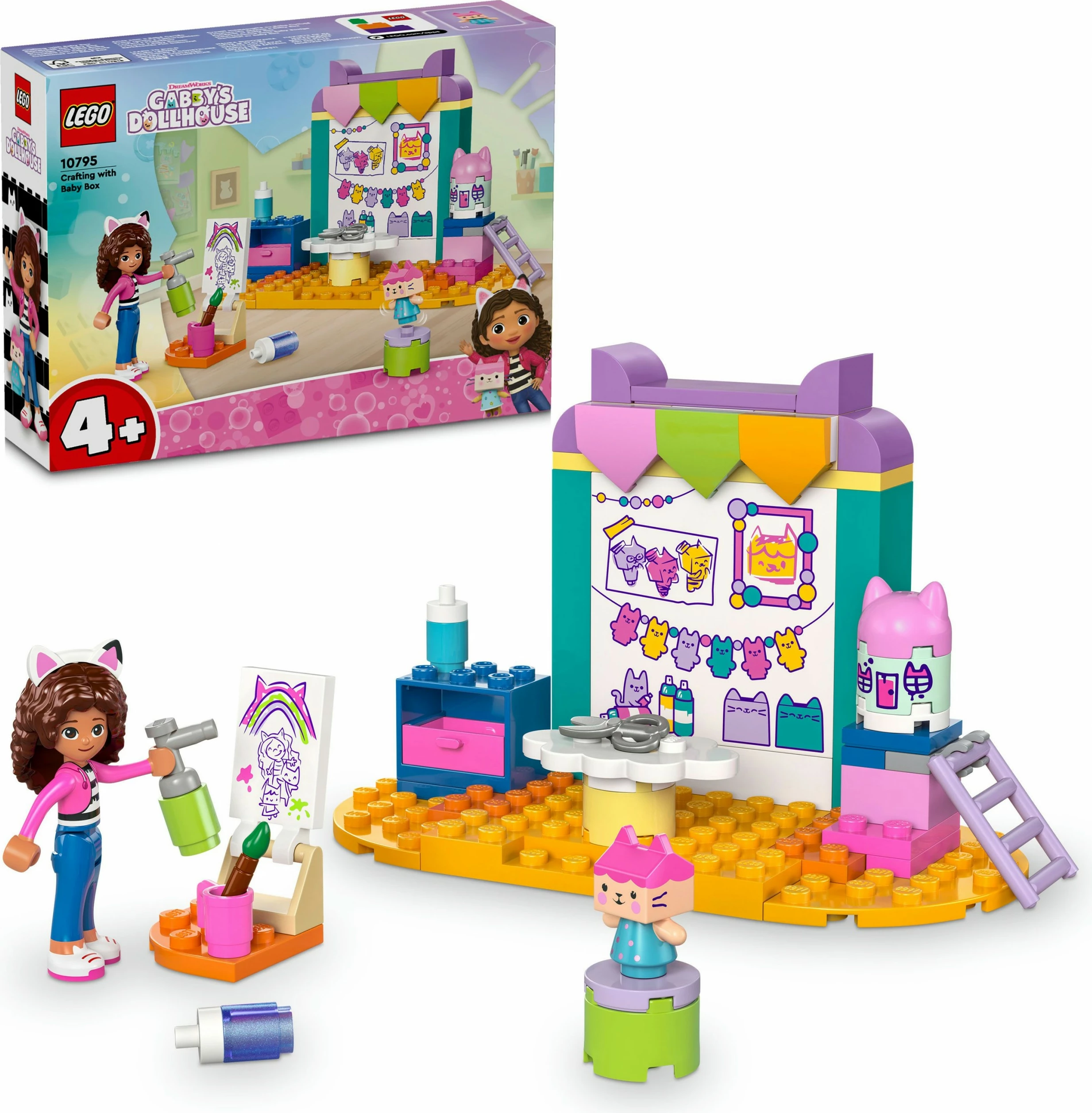 Set ndërtimi LEGO Gabby's Dollhouse 10795, shumëngjyrësh, për fëmijë 4+