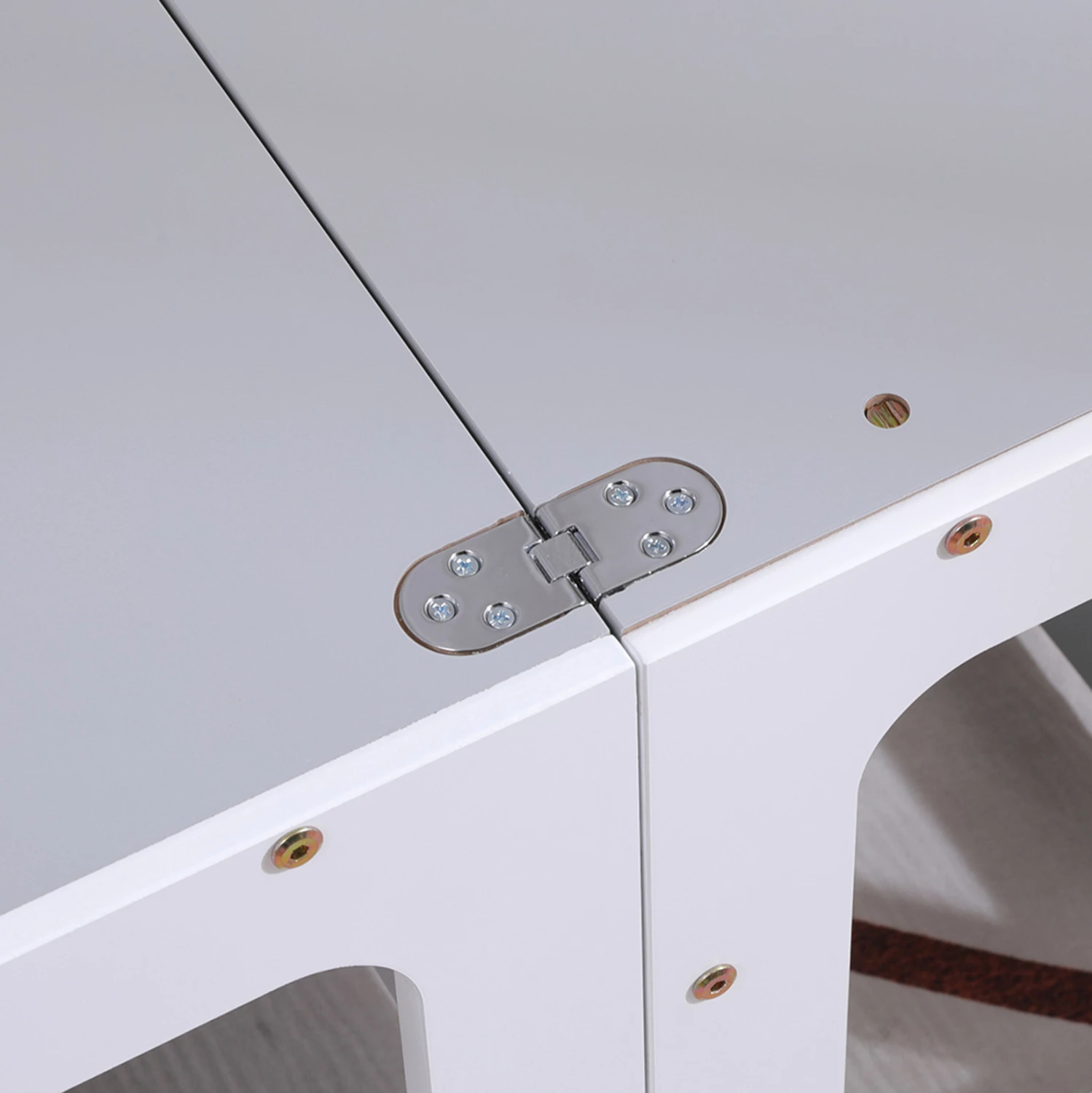 Kullë mësimi për fëmijë me tabelë, dru pishe, e bardhë/gri, RICKI FH18345.03, 37x40x84cm