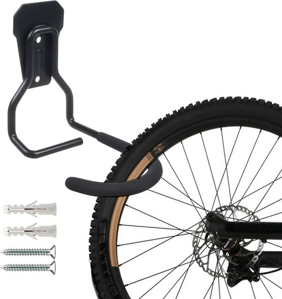 Mbajtëse muri për biçikletë Maclean MC-433, çelik, ngjyrë e zezë