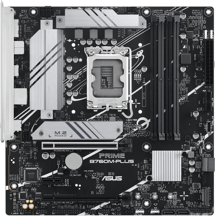 Pllakë amë ASUS PRIME B760M-PLUS, LGA 1700, micro ATX