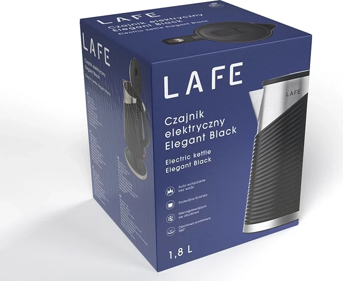 Çajnik elektrik Lafe 1.8L, 1800W, zi-argjendtë