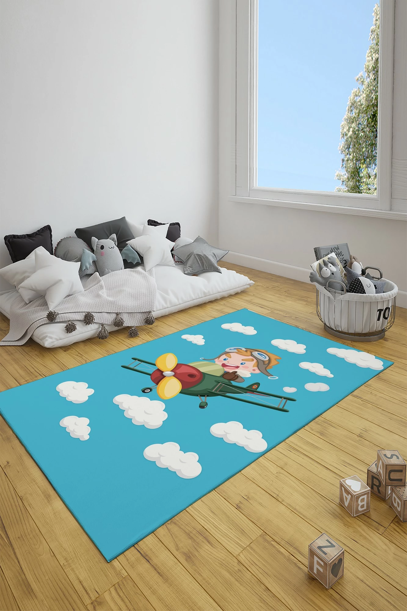 Qilim për fëmijë, shumëngjyrësh, 180x280cm, Conceptum Hypnose CT-3035