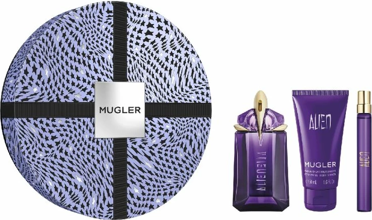 Set Eau de Parfum për femra Thierry Mugler Alien, 60ml + 10ml + balsam trupi 50ml