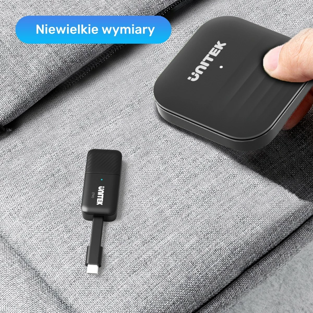 Nadaç HDMI pa kabllo Unitek, 50m, i zi