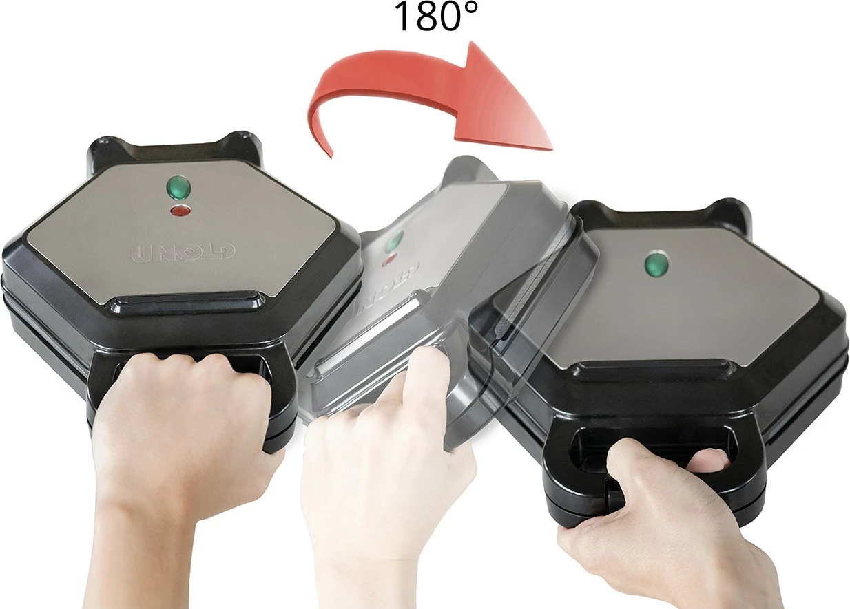 Wafflemaker UNOLD 48245 Bobby Bubble, 700W, i zi