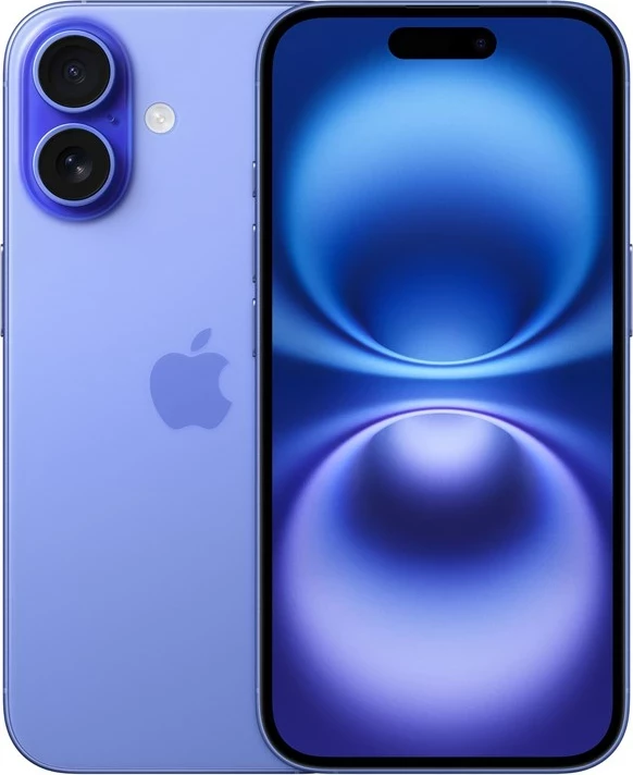 Celular Apple iPhone 16, 256 GB, Blu