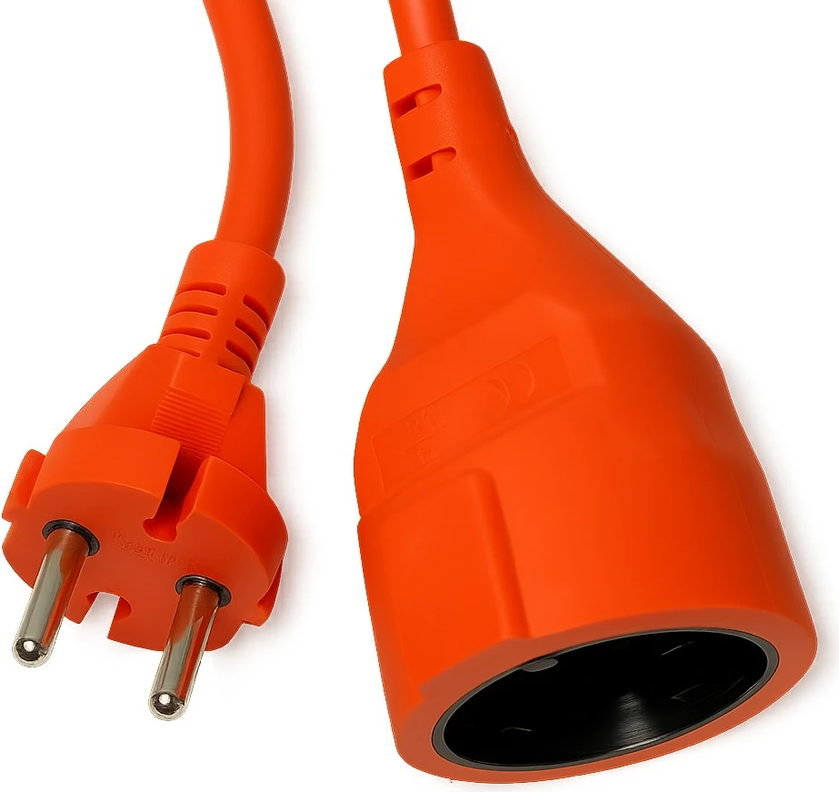 Zgjatues elektrik VERTEX PZO10M2x1.0mm, 10m, portokalli