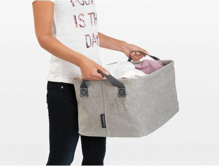 shportë rrobash e palosshme Brabantia 105685 35L, gri