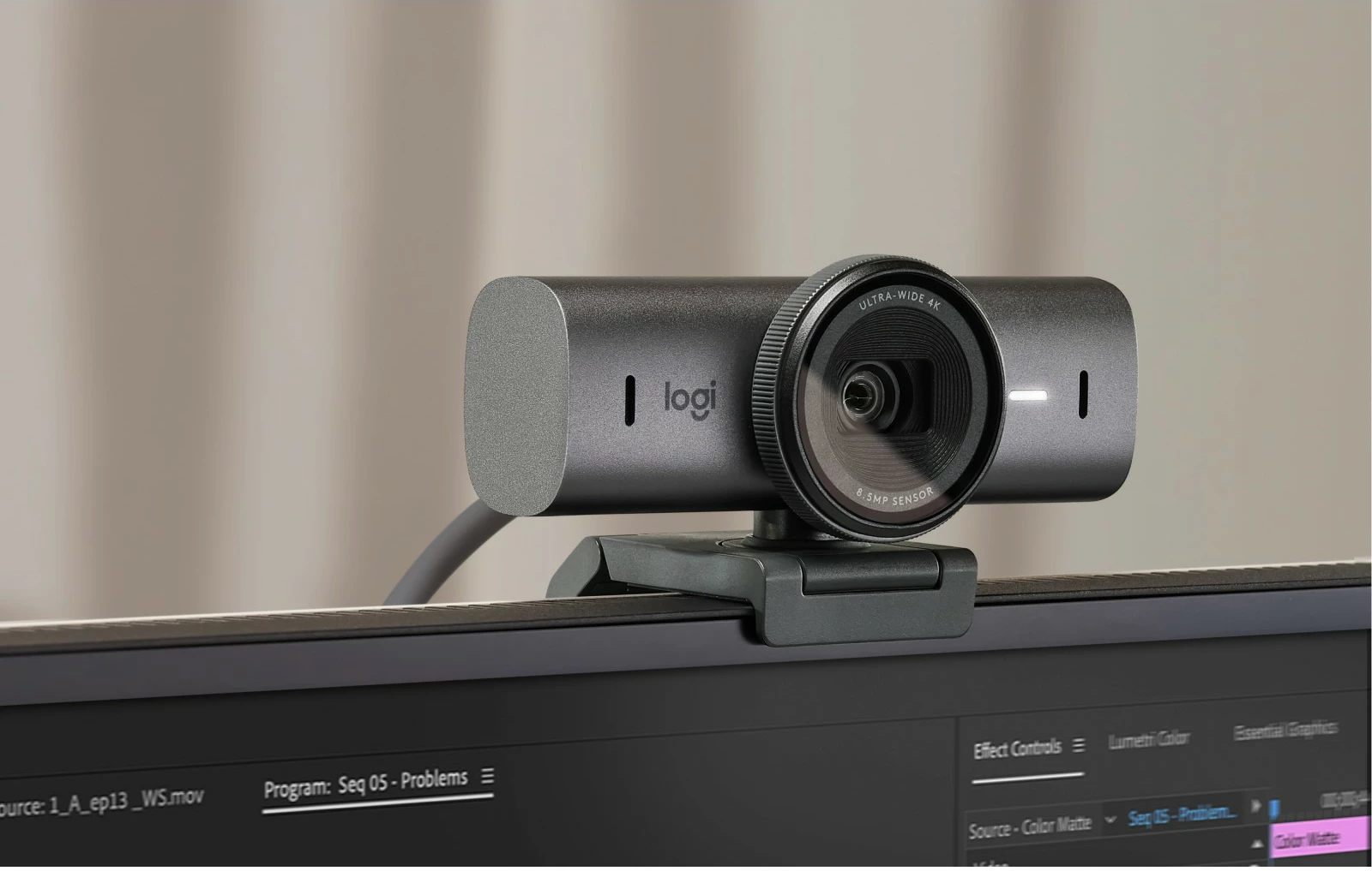 Kamerë Logitech MX Brio, 4K Ultra HD, 30 fps, 3840 x 2160 pixels, Privacy cover