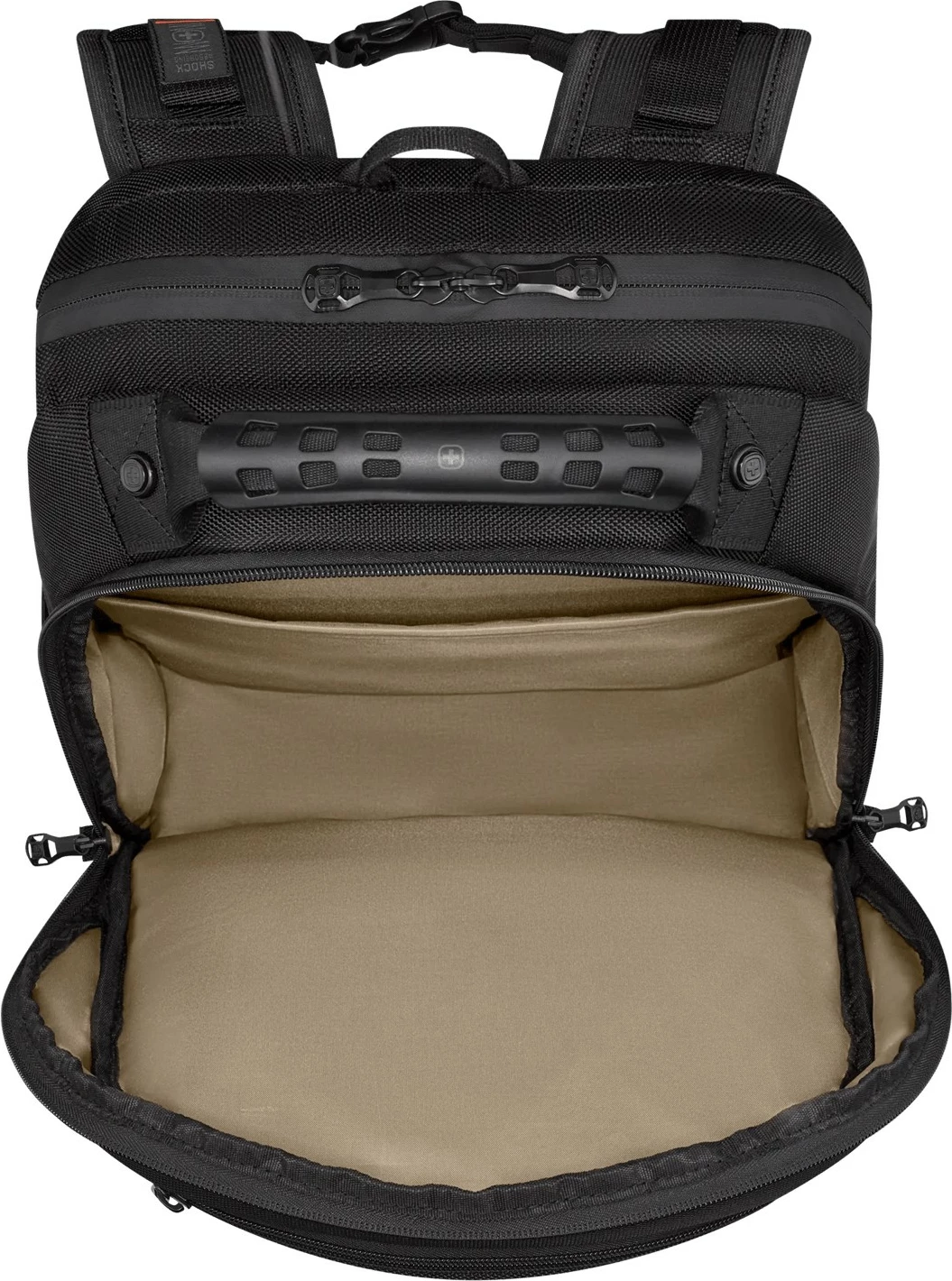 Çantë shpine Wenger Legacy Black Series 16 inç, e zezë