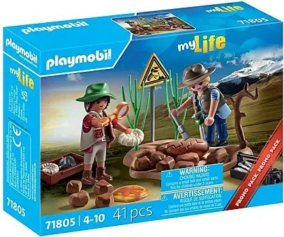 Set lodrash Playmobil My Life 71805 Archaeological Excavations, 41 pjesë