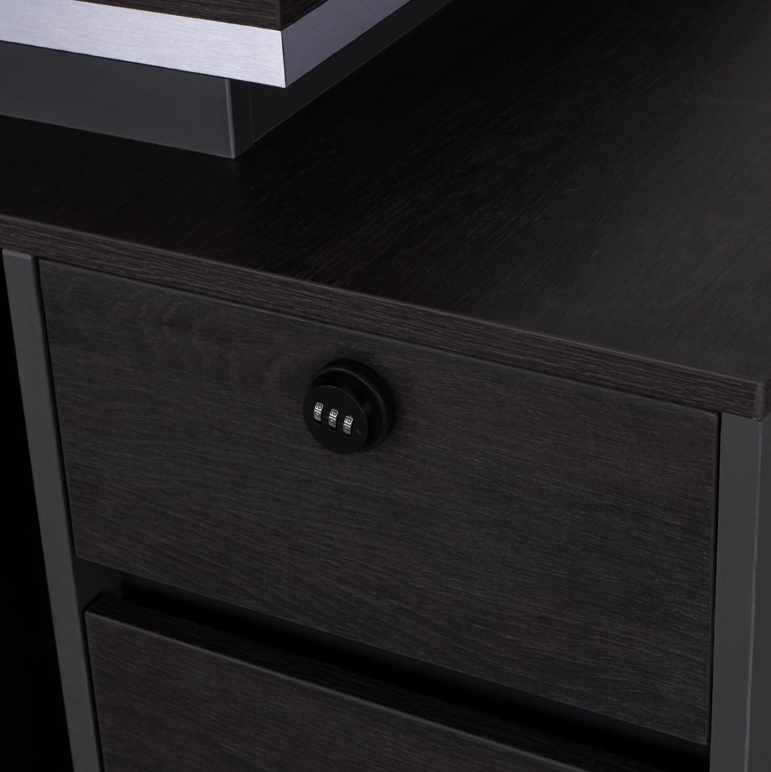 Zyrë profesionale me dollap të djathtë, ngjyrë trëndafili, FH2087R, 160x80x76 cm