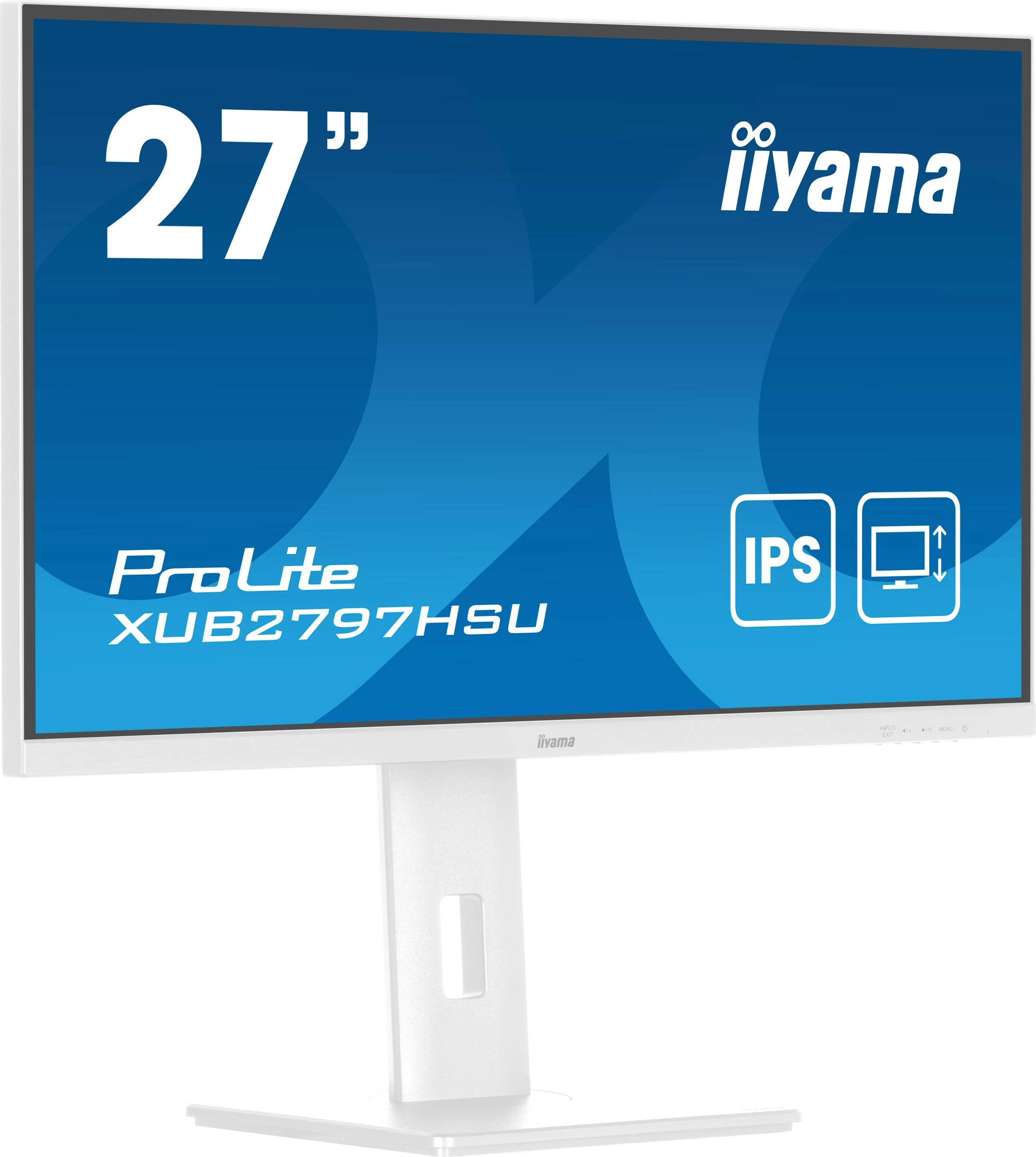 Monitor iiyama ProLite XUB2797HSU-W2, 27", Full HD, LED, Bardhë