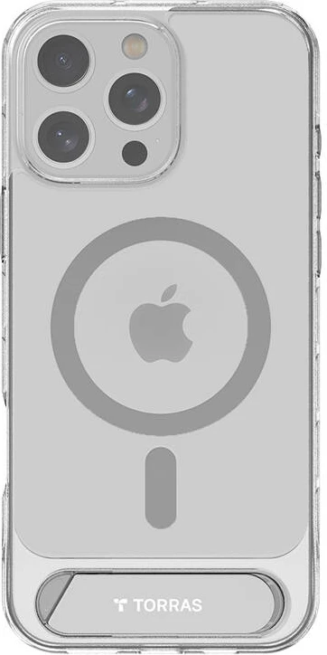 Mbështjellës Torras Pstand Series për iPhone 16 Pro, transparent