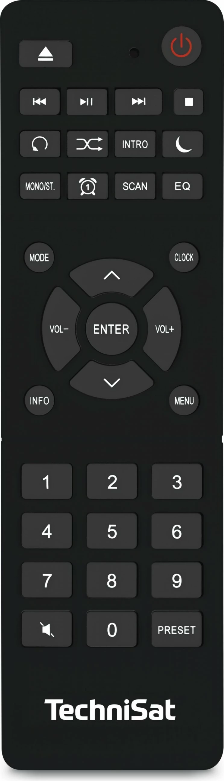 Radio TechniSat DigitRadio 370 CD BT, Bluetooth, CD, e zezë