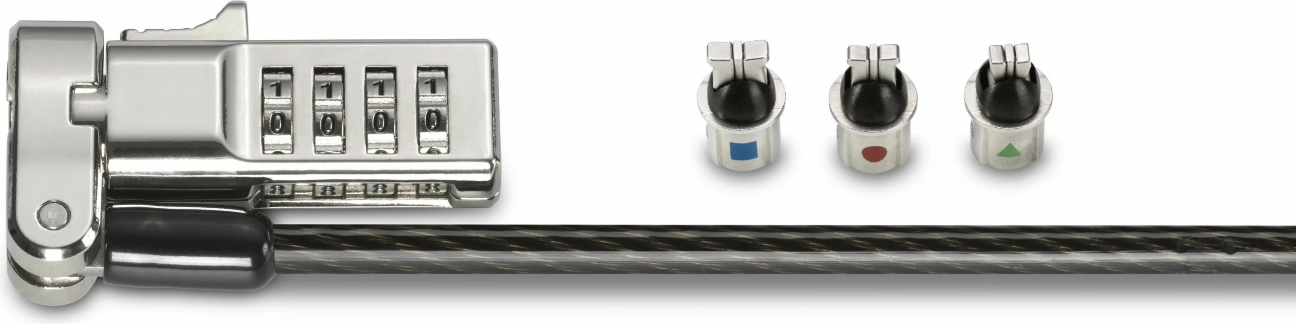 Kombinim lock Kensington Universal 3-in-1, 1.8m, karbon çelik, zi