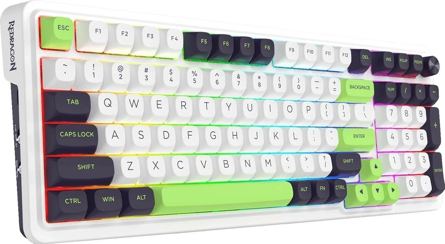 Tastierë Redragon K686WBG-RGB-MAX Eisa Max, RGB, e bardhë