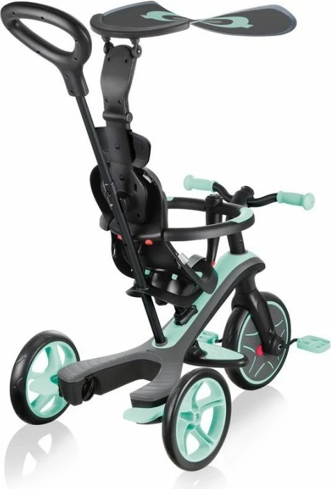 Bicikletë për fëmijë Globber Explorer Trike, ngjyrë mentë