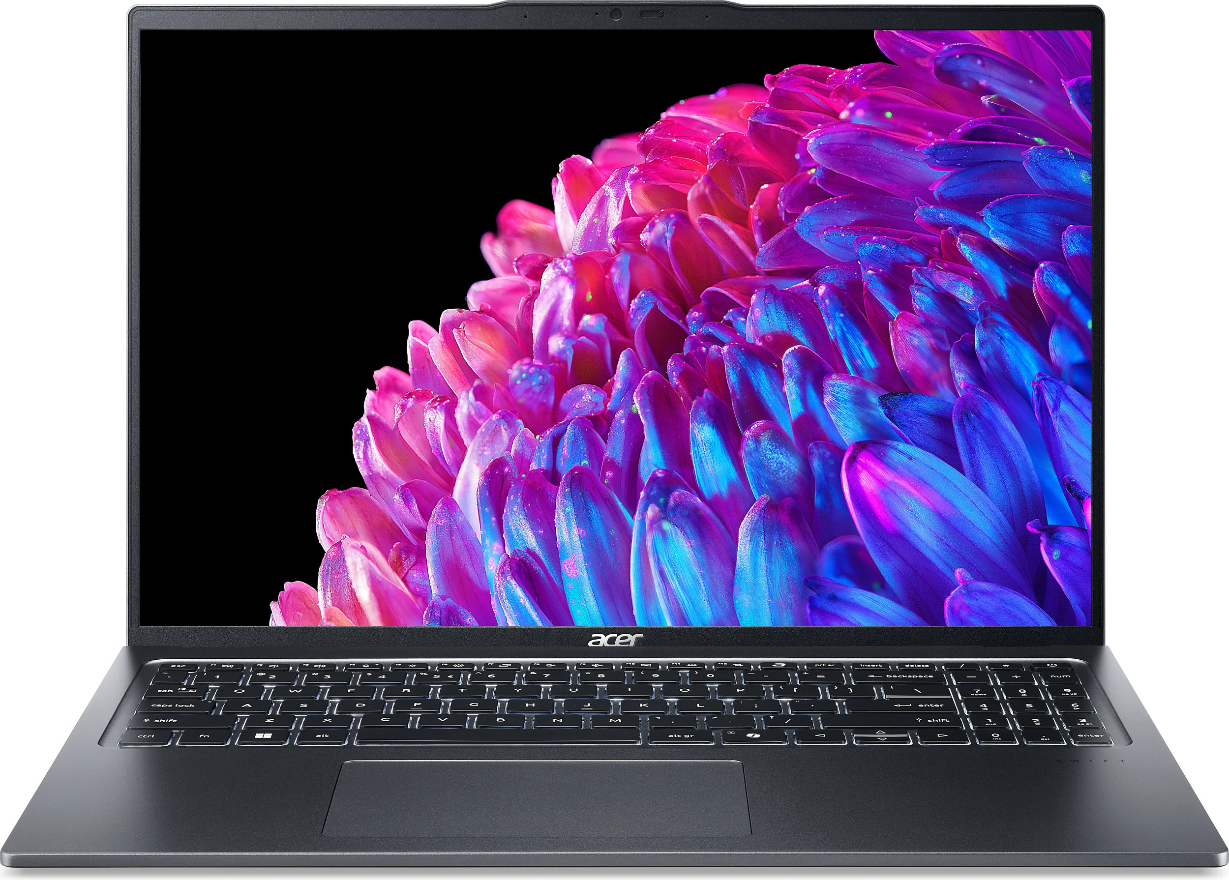 Kompjuter Acer Swift Go 16 OLED SFG16-72-76Q5, 16 inç, gri