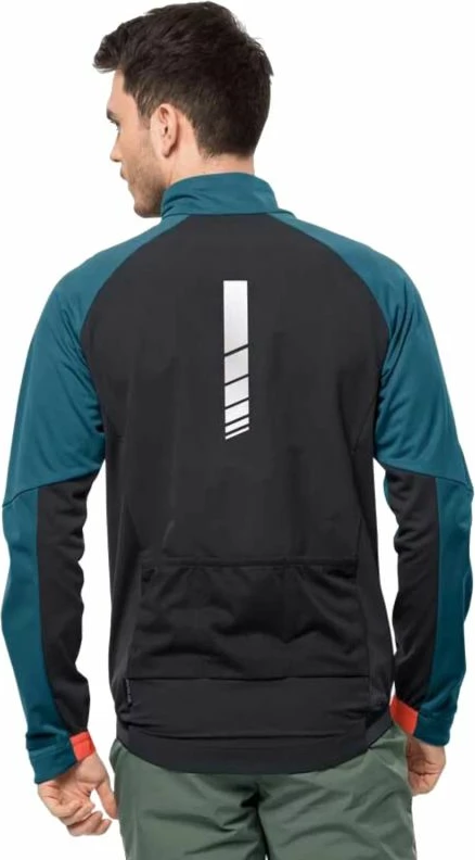 Jakne për meshkuj Jack Wolfskin, e zezë dhe blu