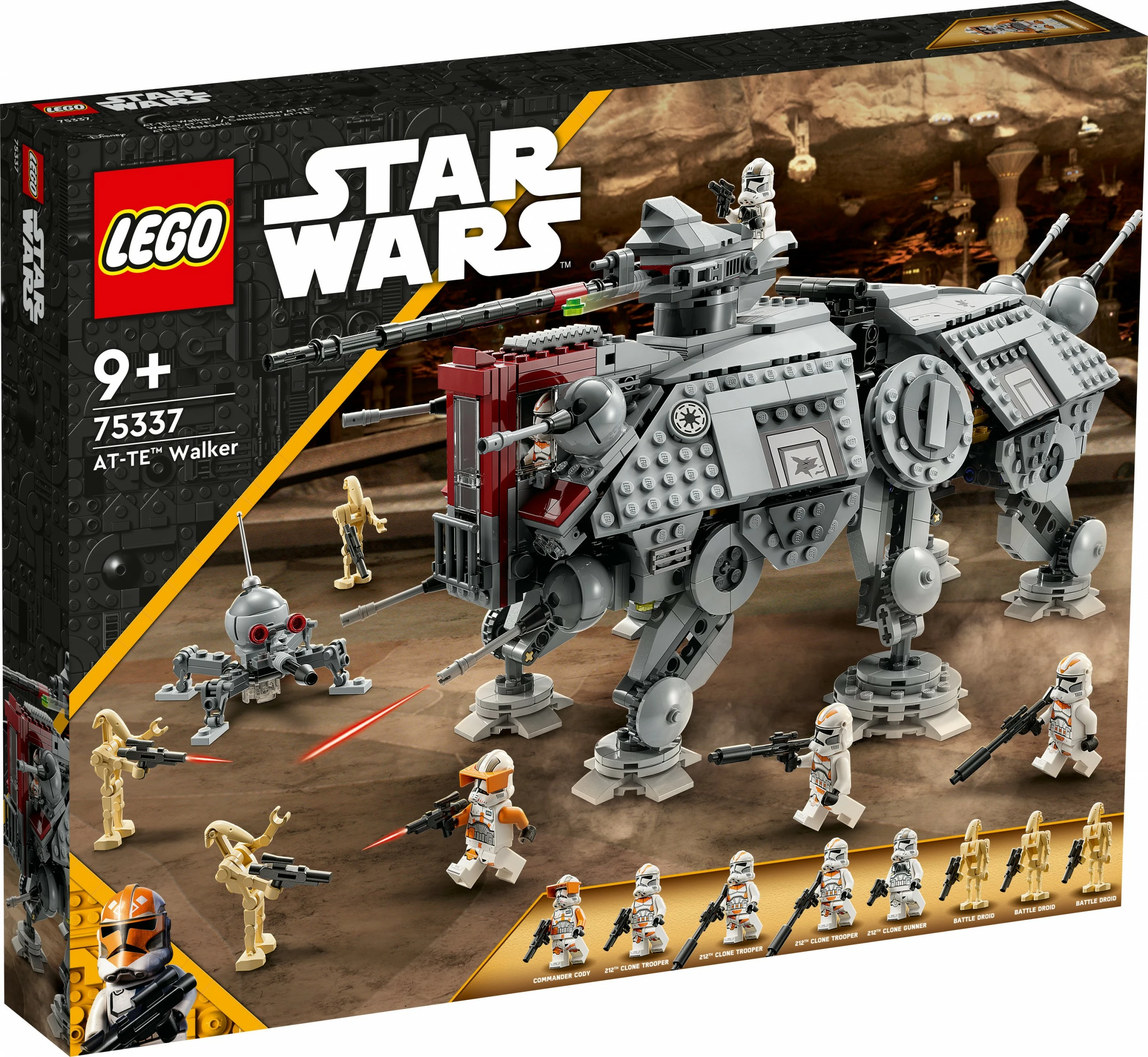 Set ndërtimi LEGO Star Wars AT-TE Walker, 1082 pjesë, Multingjyrësh