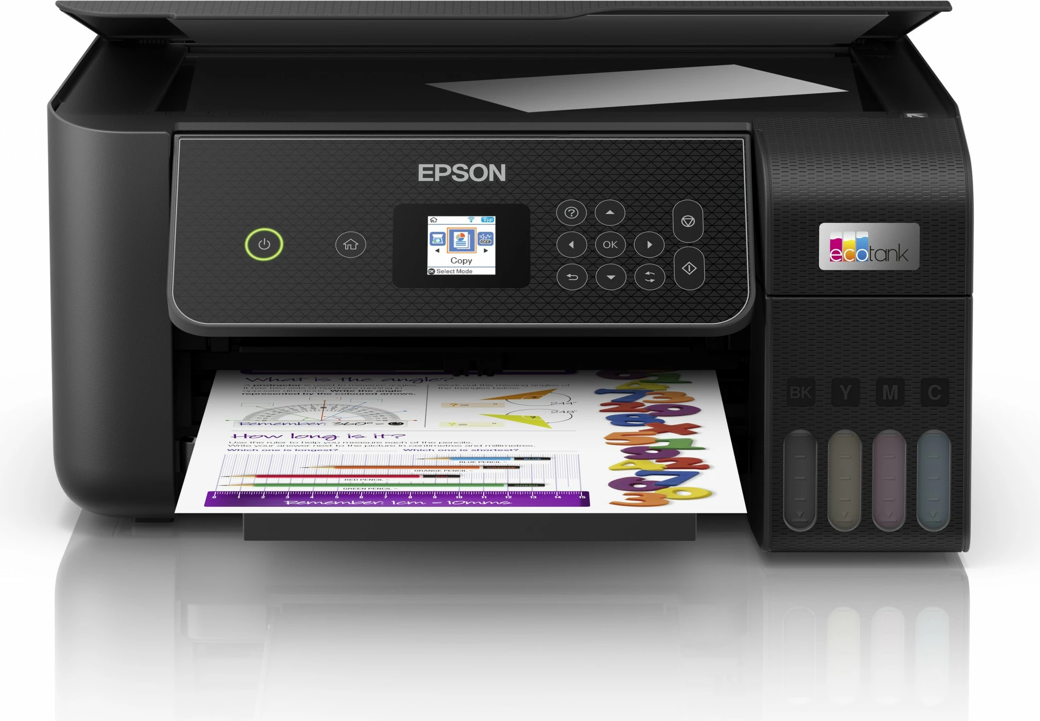 Printer Epson EcoTank ET-2870, Inkjet, Printim me ngjyra, 5760 x 1440 DPI, A4, Printim direkt, E zezë