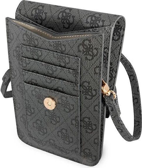 Çantë për celular Guess 4G Big Logo, lëkurë artificiale, gri