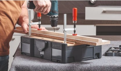 Set veglash Bessey Schnellspanner-Systainer STC-S-MFT, kuti plastike, ngjyrë e zezë