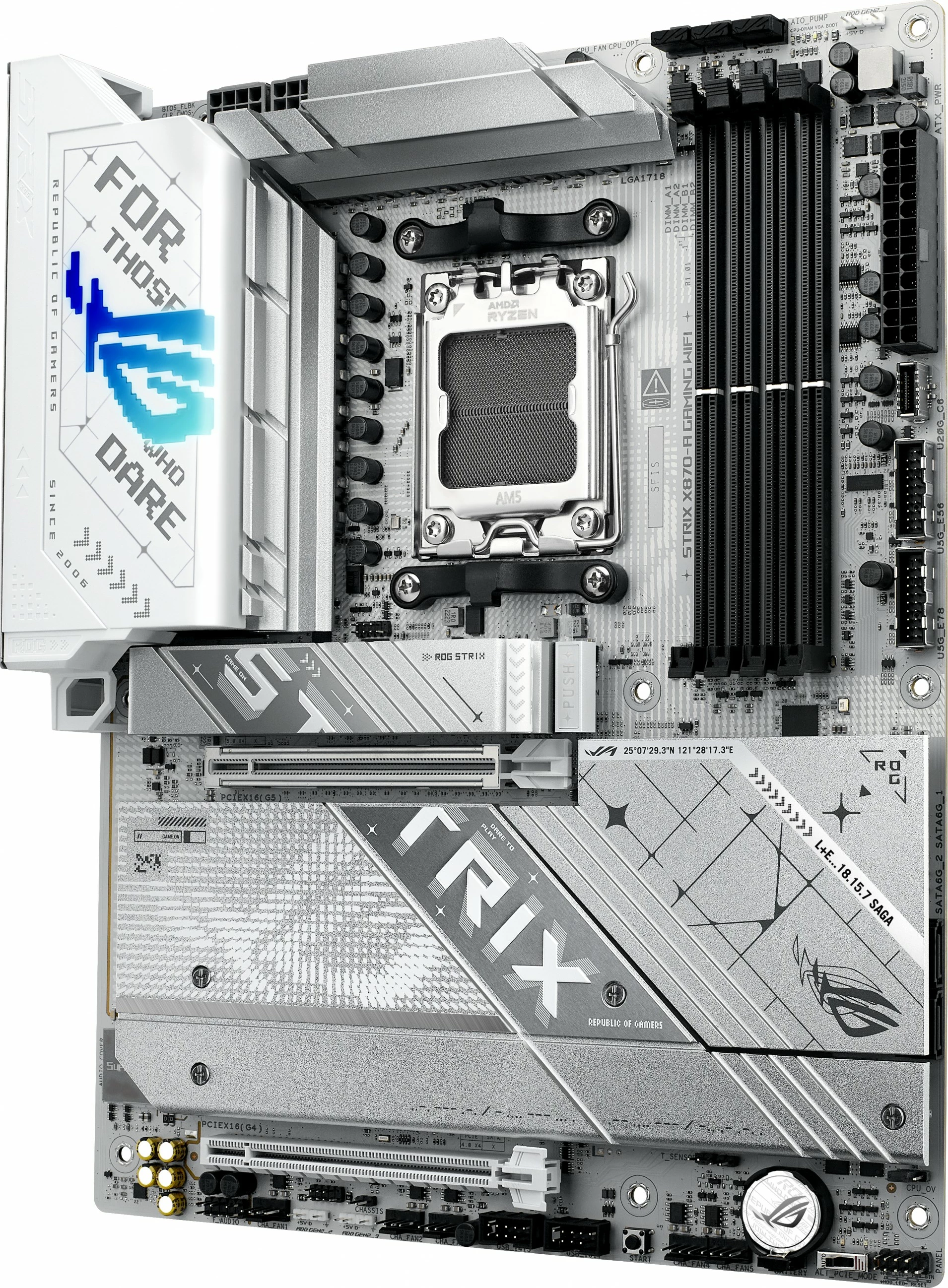 Pllakë amë ASUS ROG STRIX X870-A GAMING WIFI, AMD, Socket AM5, DDR5, 192 GB