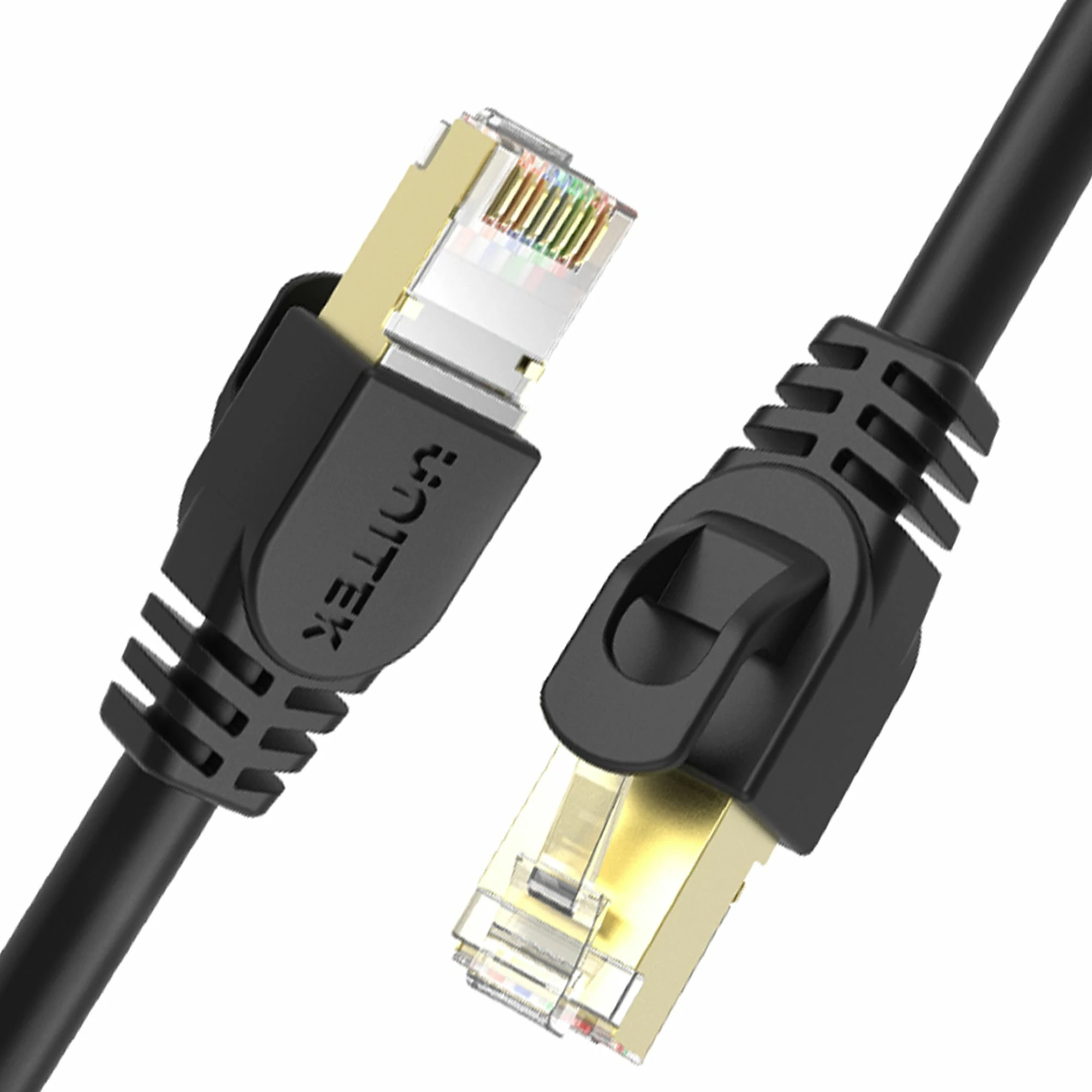 Kabllo Ethernet Unitek Cat.7 SSTP RJ45 15m, e zezë