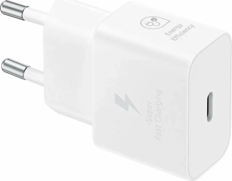 Karikues rrjeti Samsung EP-TA2510 (EP-T2510XWEGEU) 25W 1x USB-C PD 3.0 PPS, kabllo USB-C 1 m, i bardhë