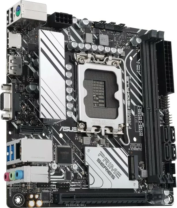 Pllakë amë ASUS PRIME H610I-PLUS-CSM, Intel, LGA 1700, DDR5-SDRAM, mini ITX