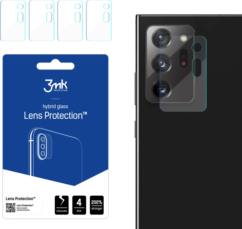 Mbrojtës lentash 3mk Protection Lens Protection për Samsung Galaxy Note 20 Ultra 5G, set 4 copë