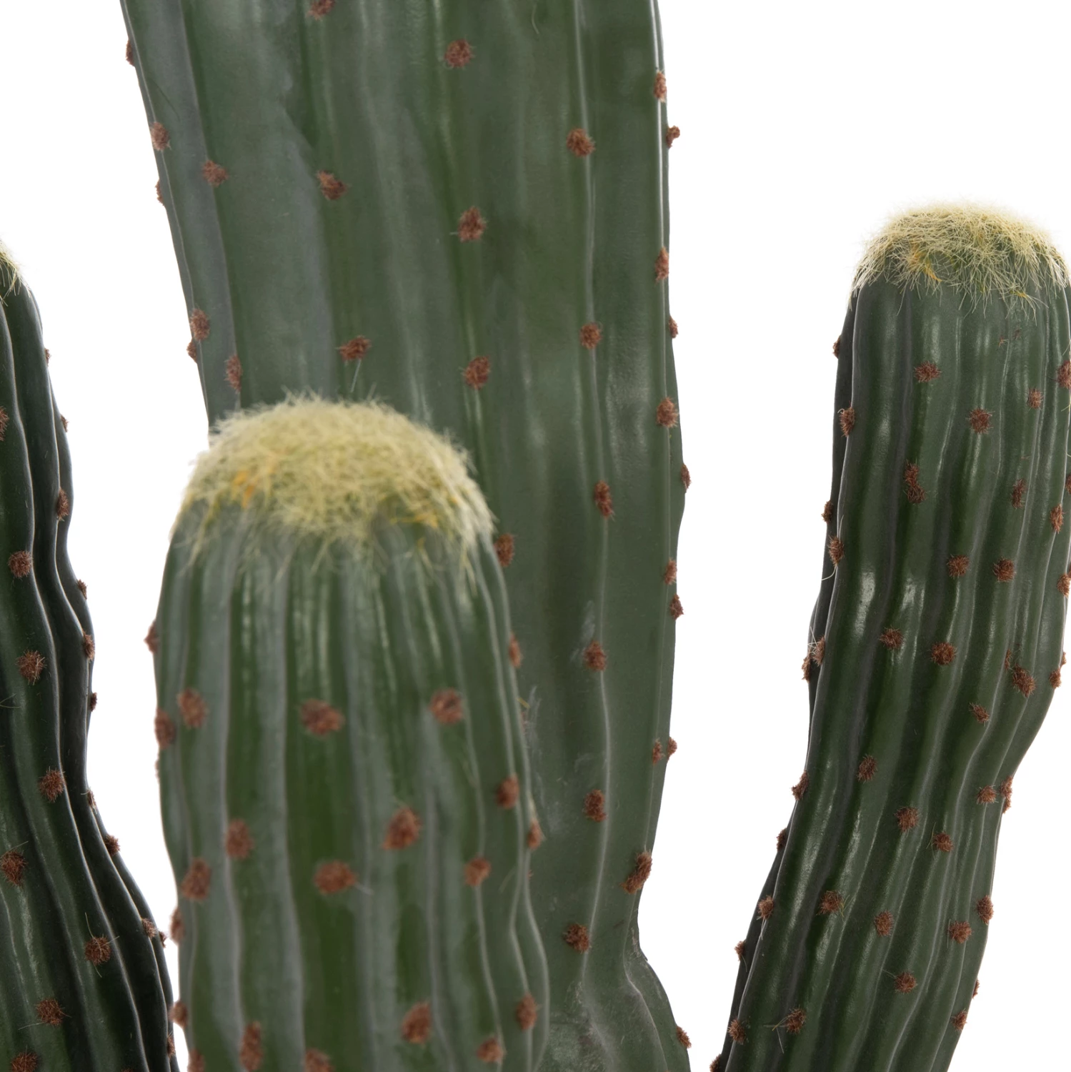 Bimë dekorative sintetike në vazo, lloj kaktusi, FH4746, 17.5x42x113cm