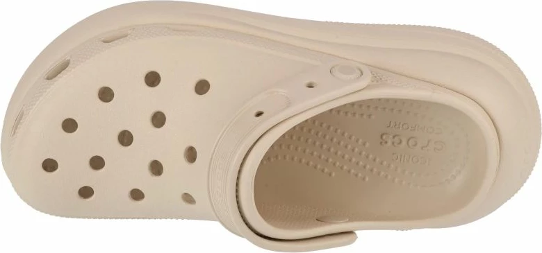 Papuqe për femra Crocs, ngjyrë krem